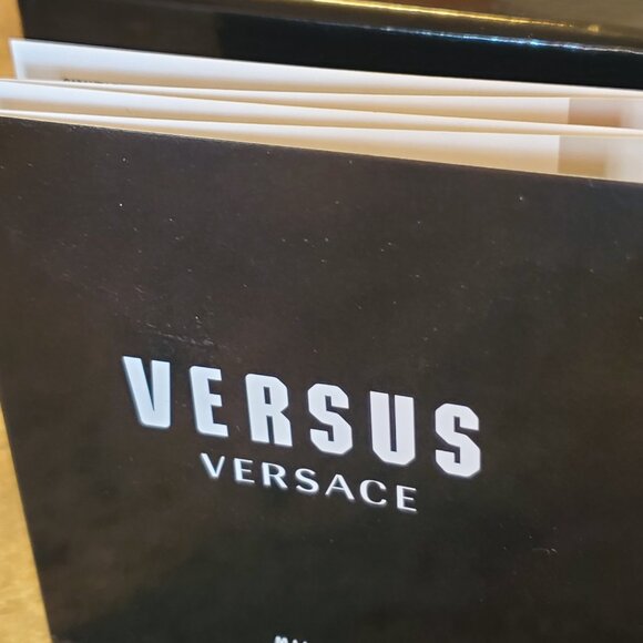 Versus Versace La Villette Crystal Watch With Gold Mesh Bracelet